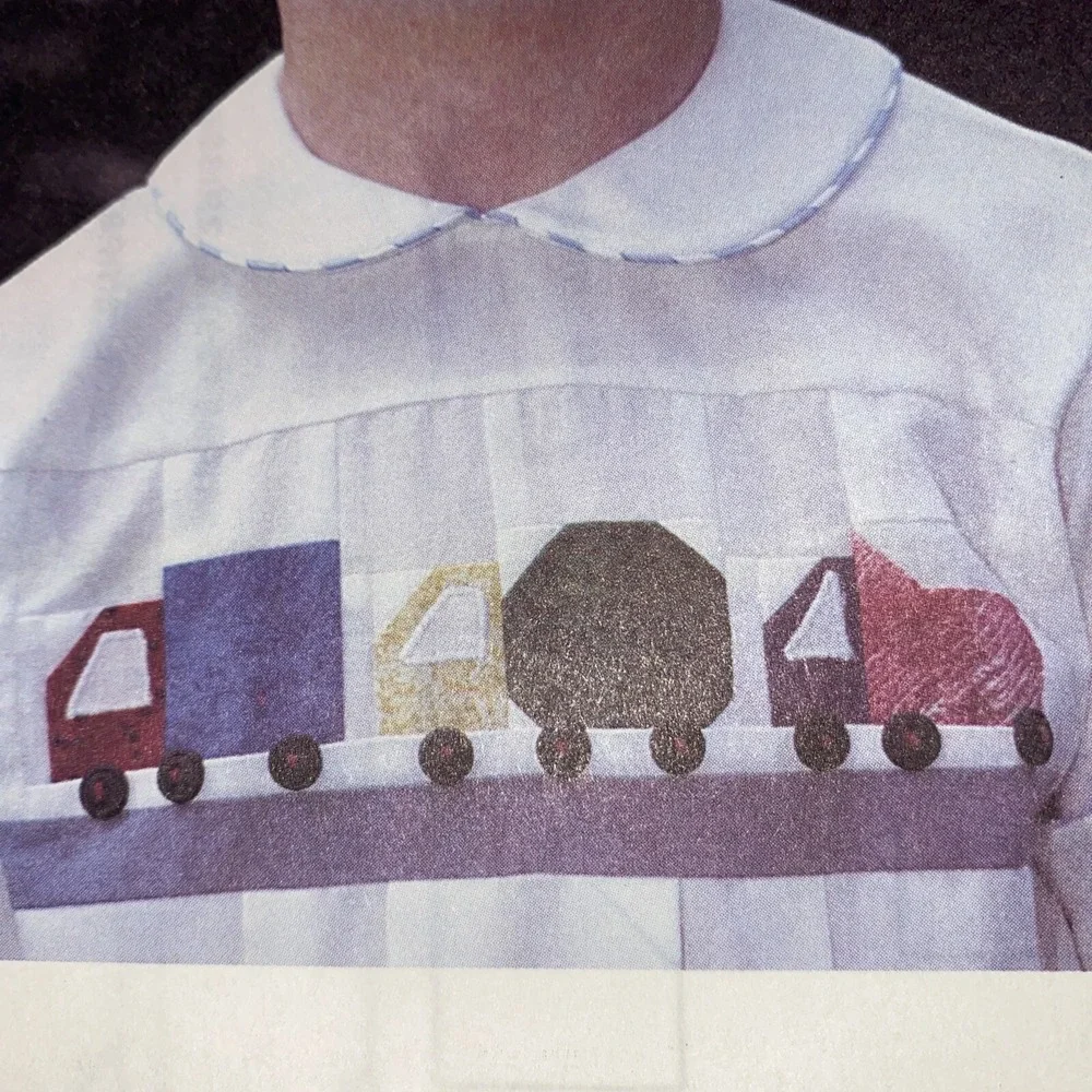 Keep On Trucking Patchwork Inset The Children’s Corner Sewing Pattern Only